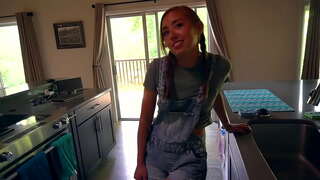 Ozta-ozta Lege Etxe Garbiago Hitz egin du Sexu sartu Kamera: BrandiBraids